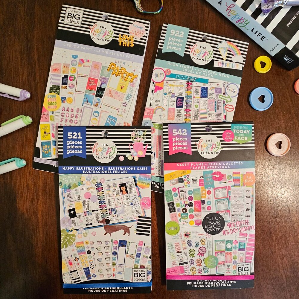 BUNDLE OF 4 Sticker Books by The Happy Planner NEW - Picture 2 of 7